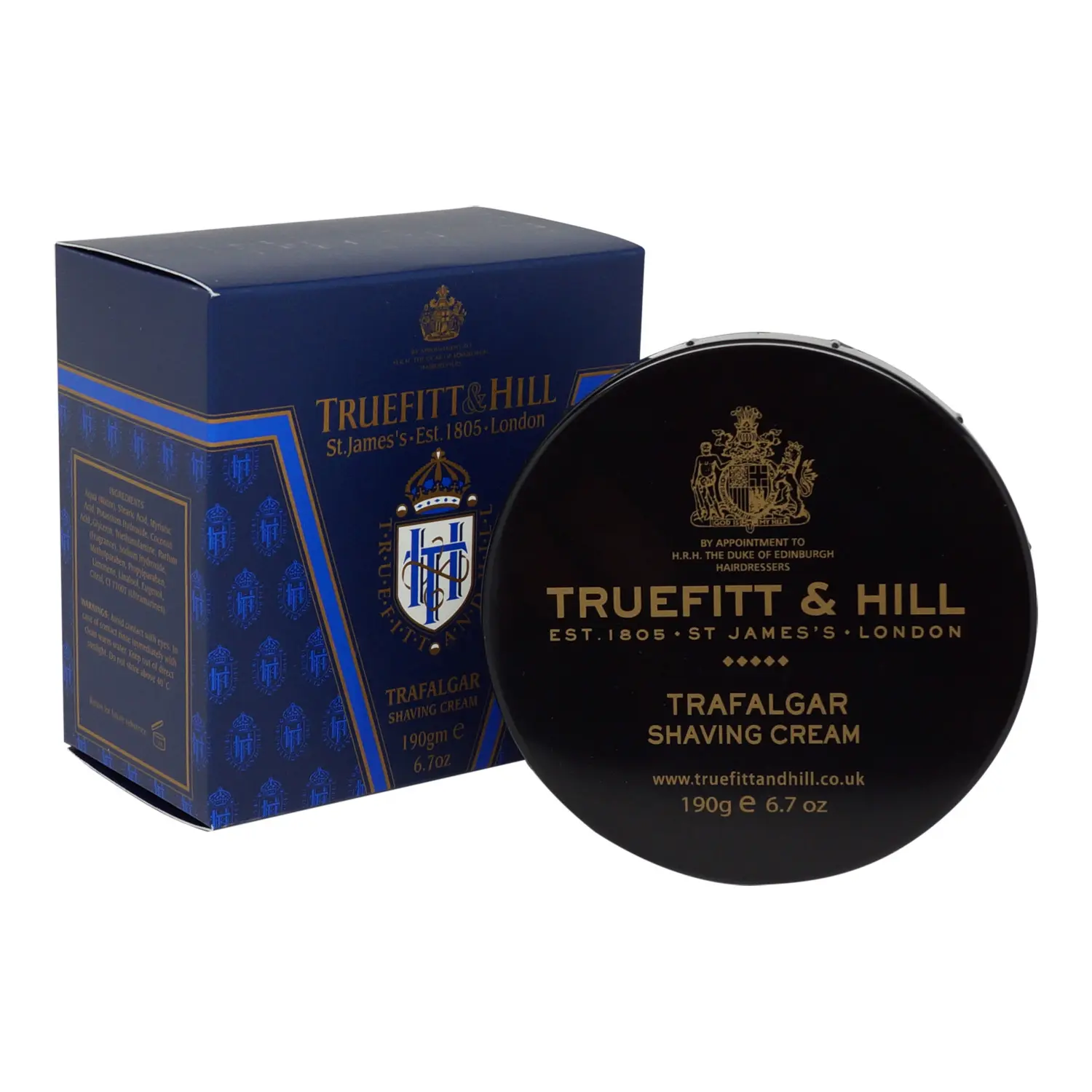 Crema de afeitar Trafalgar Truefitt & Hill 190grs